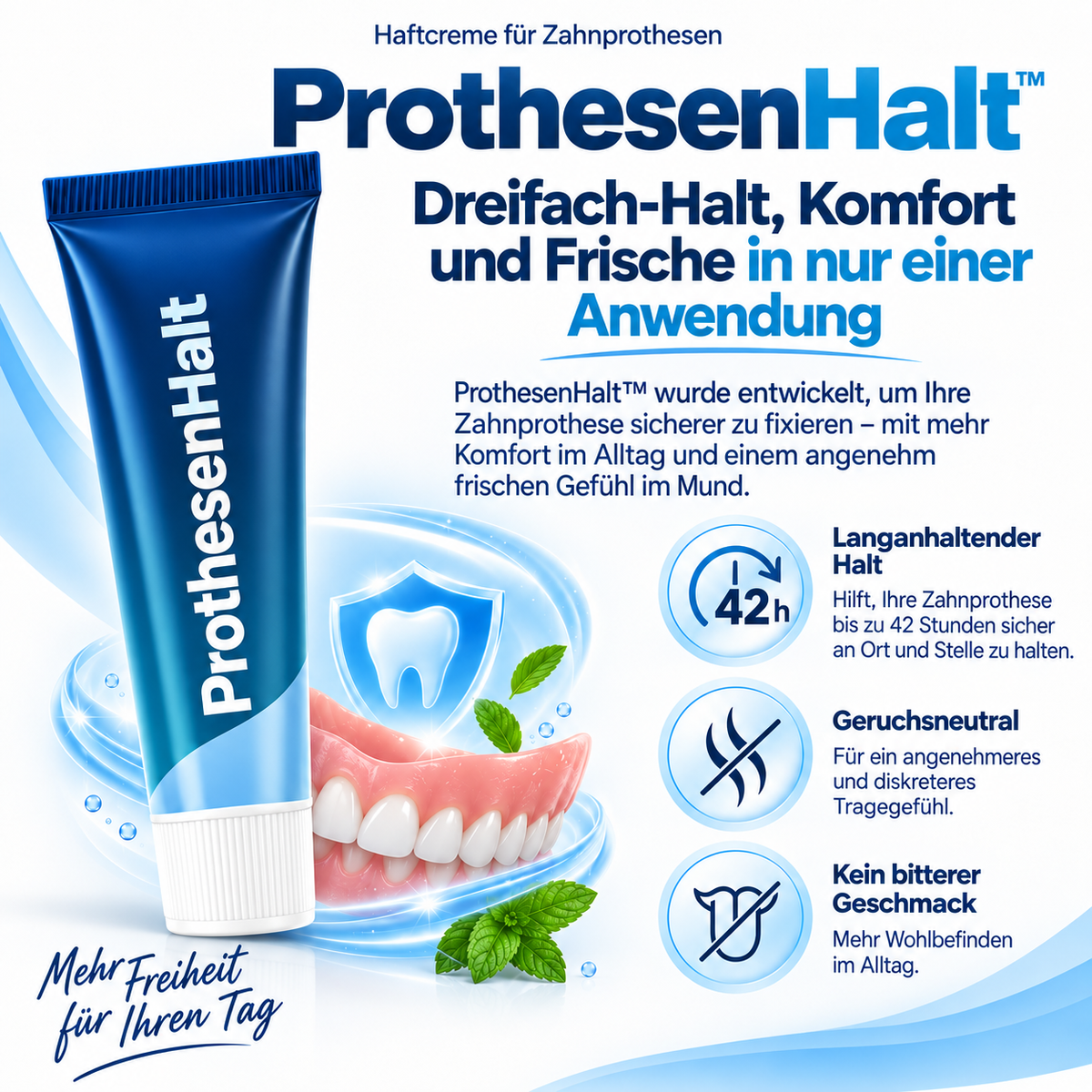 ProthesenHalt™ – Sicherer Sitz für Ihre Zahnprothese