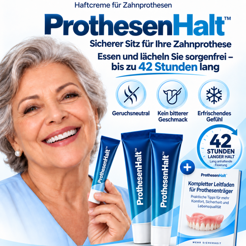 ProthesenHalt™ – Sicherer Sitz für Ihre Zahnprothese