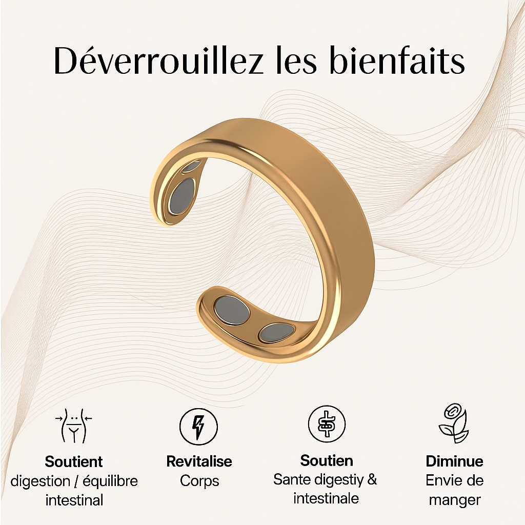 Anneau Harmonie™ – Bague de Bien-Être Magnétique
