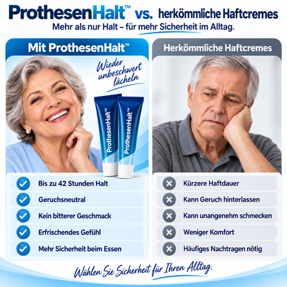 ProthesenHalt™ – Sicherer Sitz für Ihre Zahnprothese