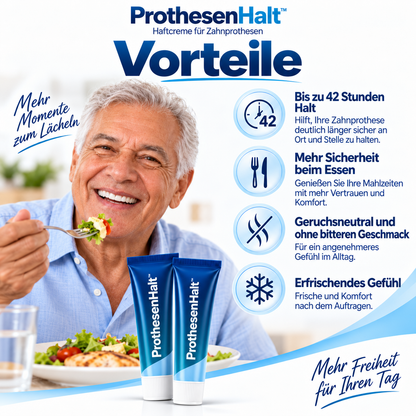 ProthesenHalt™ – Sicherer Sitz für Ihre Zahnprothese