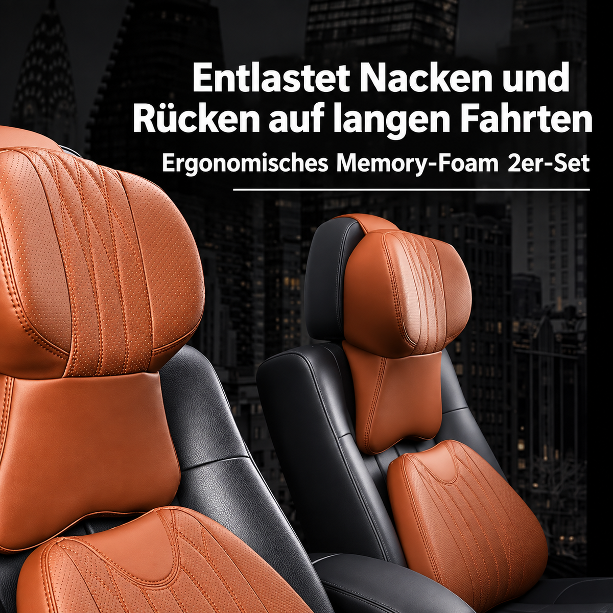 FahrKomfort™ – Ergonomisches Nackenkissen fürs Auto