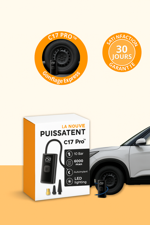 C17 Pro™ – Compresseur d'Air Intelligent Sans Fil